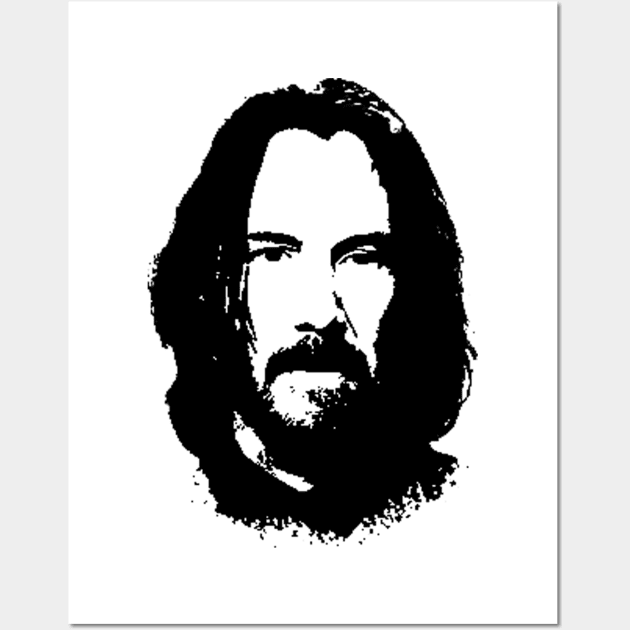 Keanu Reeves Portrait Wall Art by Anv2